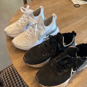 Lot of 2 Nike Women's React Infinity Run Flyknit 7.5